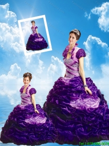 Lovely Purple Princesita Dresses with Beading for 2015