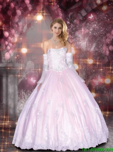 2015 Gorgeous Sweetheart Quinceanera Dresses with Beading and Lace