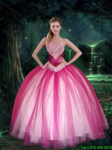 2016 Gorgeous Sweetheart Quinceanera Dresses with Sequins and Beading