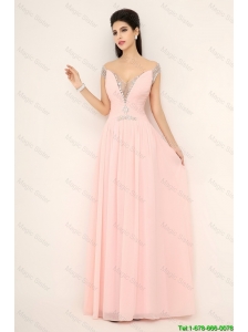 Beautiful Off the Shoulder Prom Dresses with Cap Sleeves