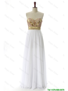 Pretty Empire Sweetheart Custom Made Prom Dresses with Beading and Sequins