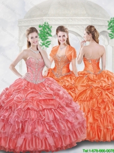 Exclusive Beading Quinceanera Dresses with Ruffled Layers