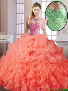 New Arrival Elegant Spring Sweet 16 Dresses with Beading and Ruffles