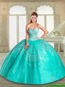 New Style Sweetheart Quinceanera Gowns with Beading and Appliques
