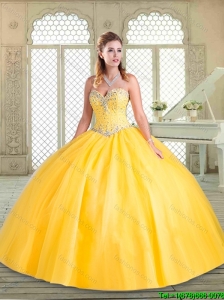 Lovely Sweetheart Beading Quinceanera Dresses for Spring