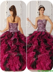 Clearance Ball Gown Floor Length Quinceanera Dresses in Multi Color