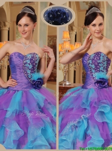 Discount Multi Color Quinceanera Dresses with Beading and Ruffles