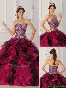 Discount Sweetheart Ruffles Quinceanera Dresses in Multi Color