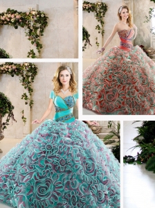 2016 Hot Sale Beading and Ruffles Quinceanera Gowns with Sweetheart