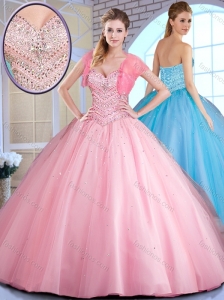 2016 Clearance  Ball Gown Ball Gown Sweet 16 Quinceanera Dresses with Beading