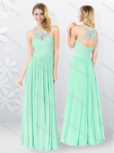 apple green gown
