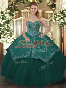 Affordable Sleeveless Beading Lace Up Vestidos de Quinceanera
