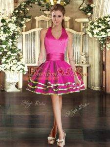 Sleeveless Ruffled Layers Lace Up Dress for Prom