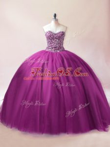 Dynamic Floor Length Ball Gowns Sleeveless Purple Sweet 16 Quinceanera Dress Lace Up