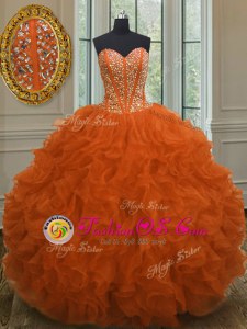Gorgeous Strapless Sleeveless 15 Quinceanera Dress Floor Length Beading and Ruffled Layers and Pick Ups Aqua Blue Organza