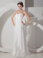 Popular Maternity Wedding Dress Empire Sweetheart Chiffon Appliques and Ruch  Brush Train