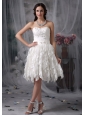 Sweet Empire Sweetheart Short Wedding Dress Lace Beading Knee-length