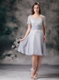 Customize Lilac Mother Of The Bride Dress Column / Sheath Square Chiffon and Lace Beading Floor-length