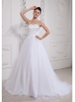 2013 Custom Made Princess Wedding Gowns Beaded Decorate Bust Sweetehart With Tulle