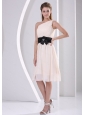 Discount One Shoulder Champagne Dama Dresses for Summer