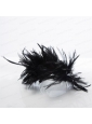 Feather Black Summer Hair Combs for Women