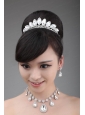 High Quality Crystal and Rhinestone Necklace and Crown