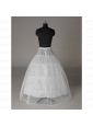 Modest Organza Ball Gown Floor-length White Petticoat