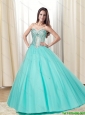 2015 New Arrivals Ball Gown Sweetheart Prom Gown with Beading