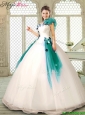 Perfect Appliques Multi Color Quinceanera Dresses with Ruffles