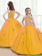 2016 Wonderful High Neck  Little Girl Pageant Dresses