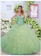 Discount Ball Gown Beading and Ruffles Quinceanera Dresses