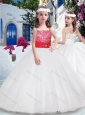 Wonderful Ball Gown Spaghetti Straps Flower Girl Dresses with Beading