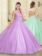 Exclusive Applique with Beading Scoop 15 Quinceanera Dress in Lilac