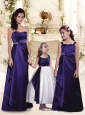 Gorgeous Beaded and Ruffled Bridesmaid Dress in Purple