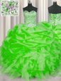 Excellent Pick Ups Floor Length Ball Gown Prom Dress Sweetheart Sleeveless Lace Up