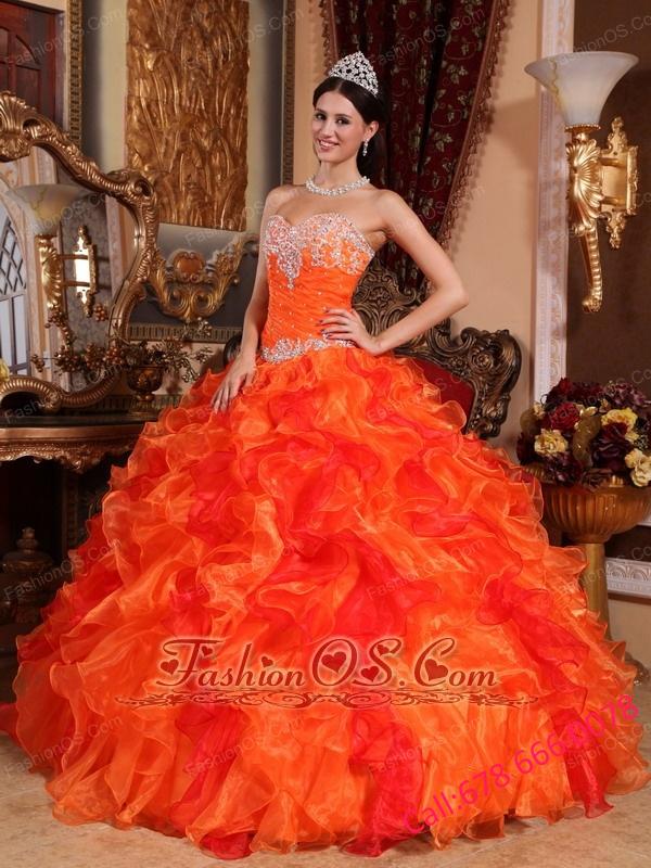 15 Dresses Orange