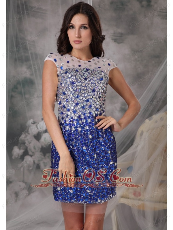royal blue gown for wedding sponsor